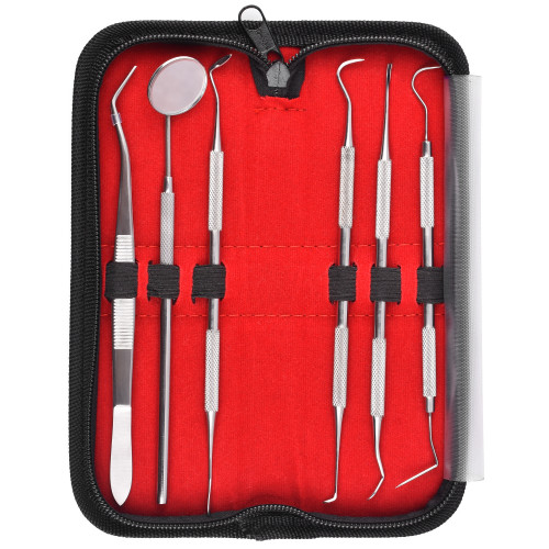 Dentist tools dental tool kit 6pcs dental tools mouth mirror handle